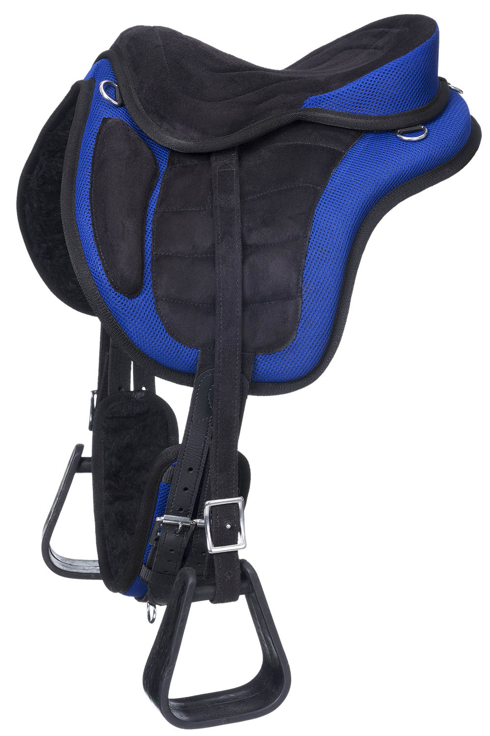 12" Tough1 Western Treeless Youth Endurance Saddle - Image 2