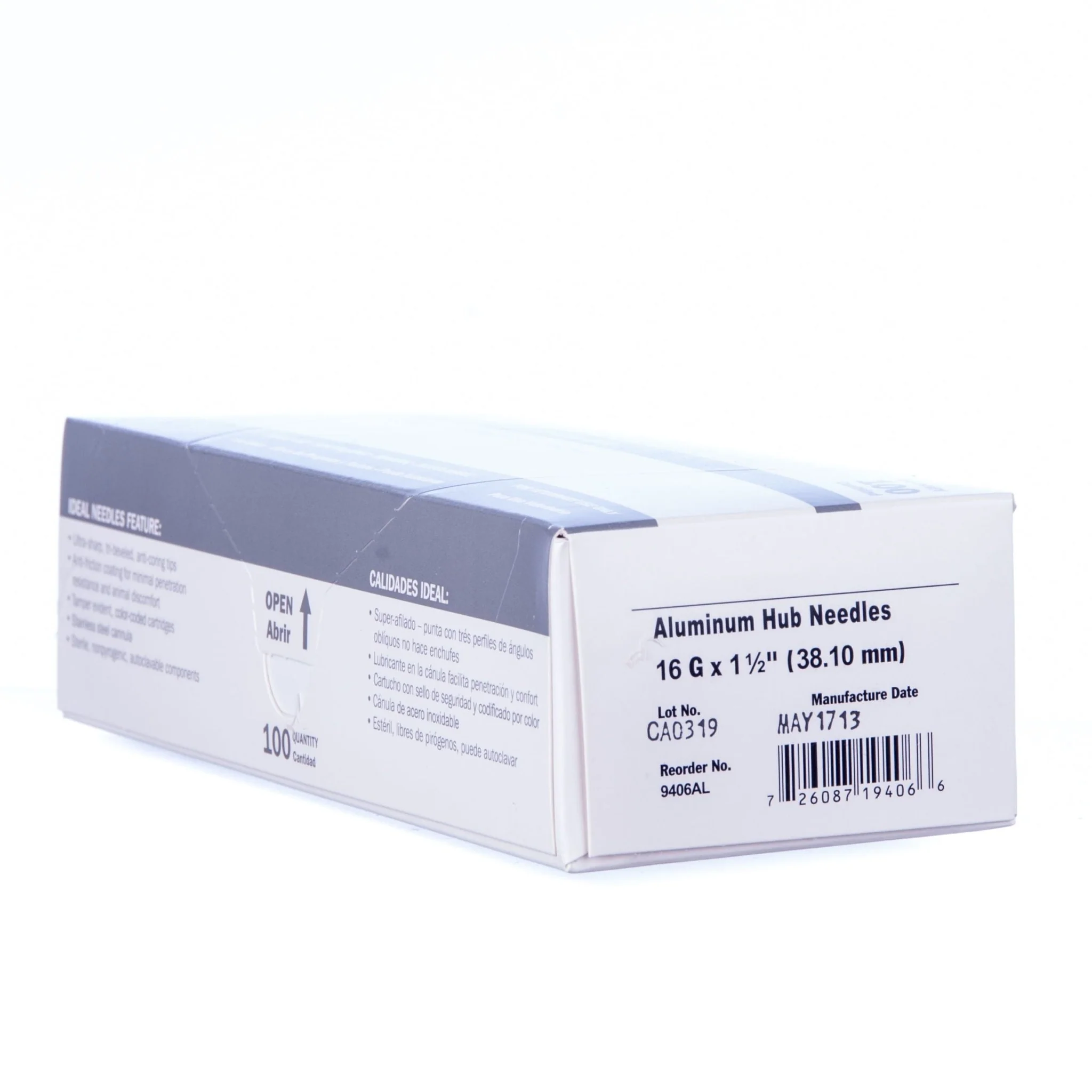 Jeffers Aluminum Hub Needles, Box of 100 - Image 8