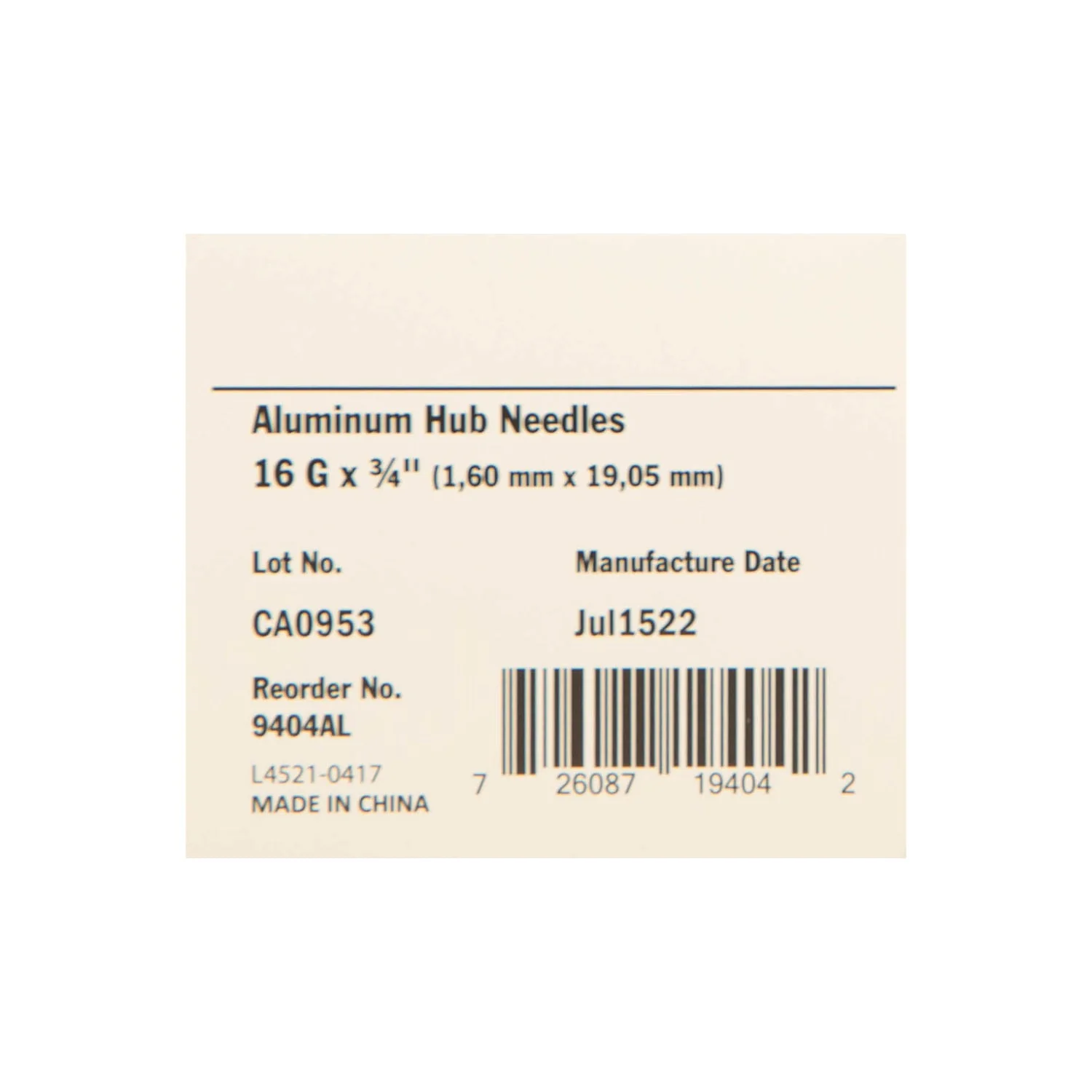 Ideal Aluminum Hub Needles, Box of 100 - Image 10