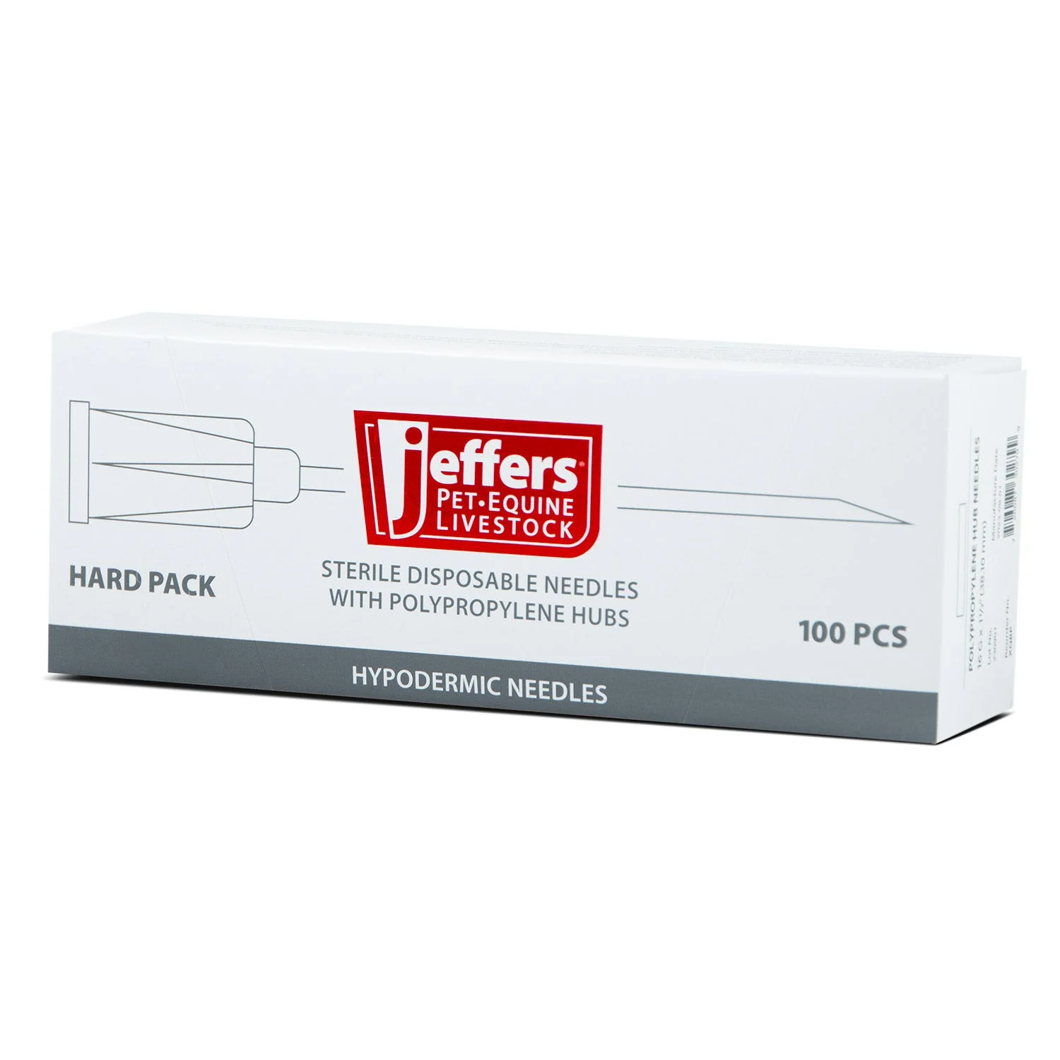 Jeffers Poly Hub Hypodermic Needles for Veterinary Use, Box of 100 - Image 13