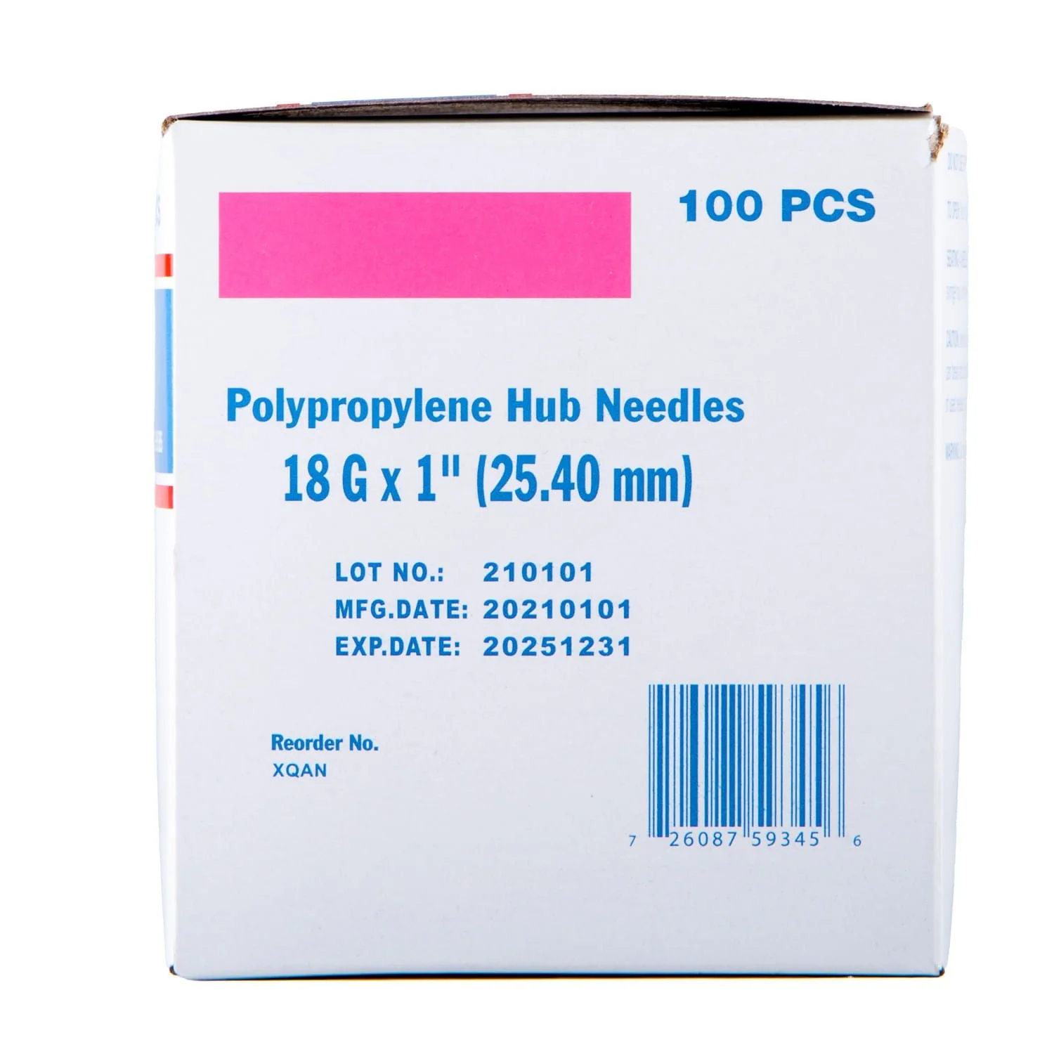 Jeffers Poly Hub Hypodermic Needles for Veterinary Use, Box of 100 - Image 2