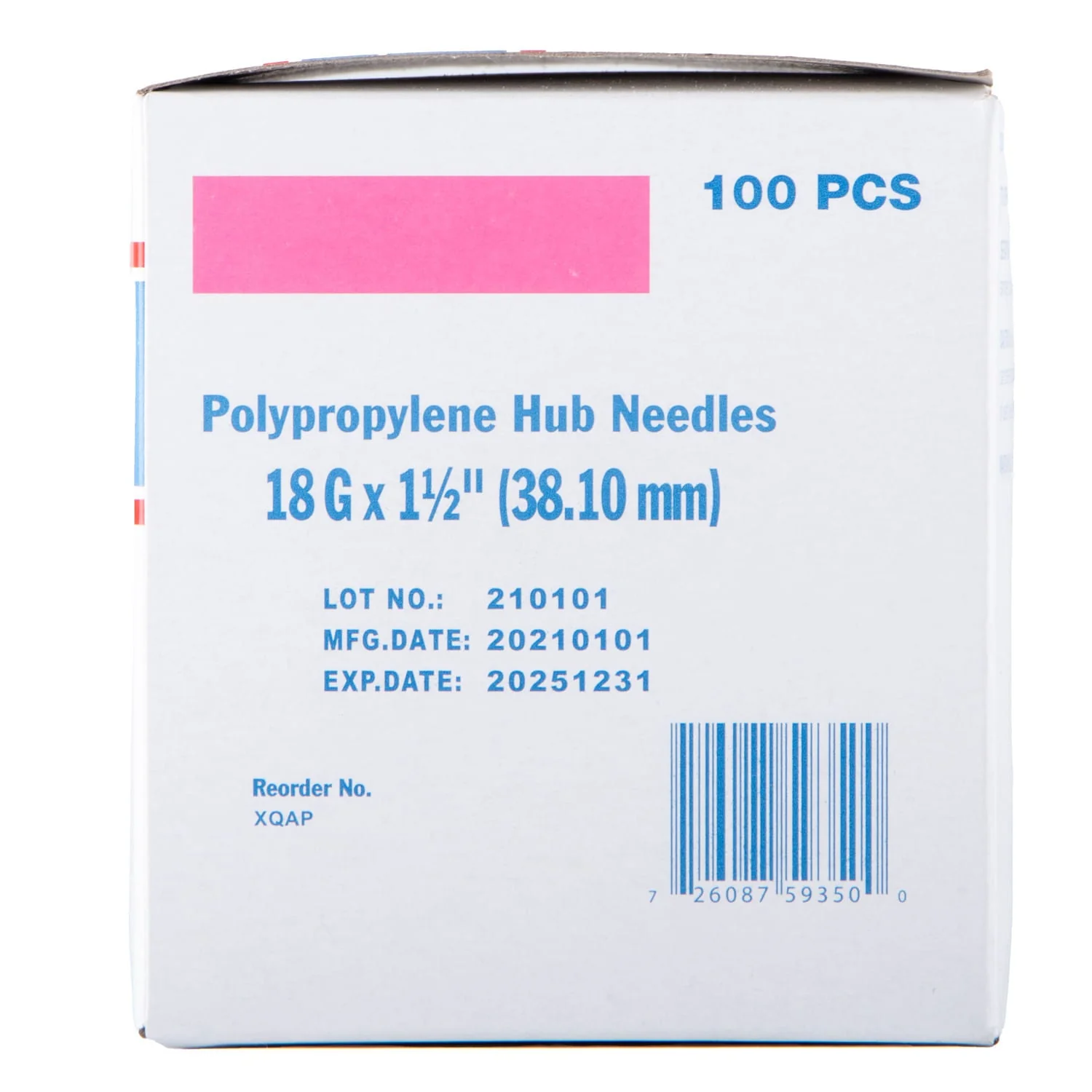 Jeffers Poly Hub Hypodermic Needles for Veterinary Use, Box of 100 - Image 3