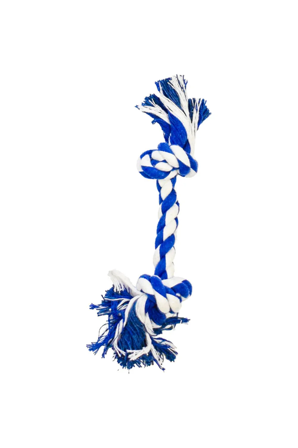 2 Knot Cotton Rope Dog Bone Tug Toy - Image 2