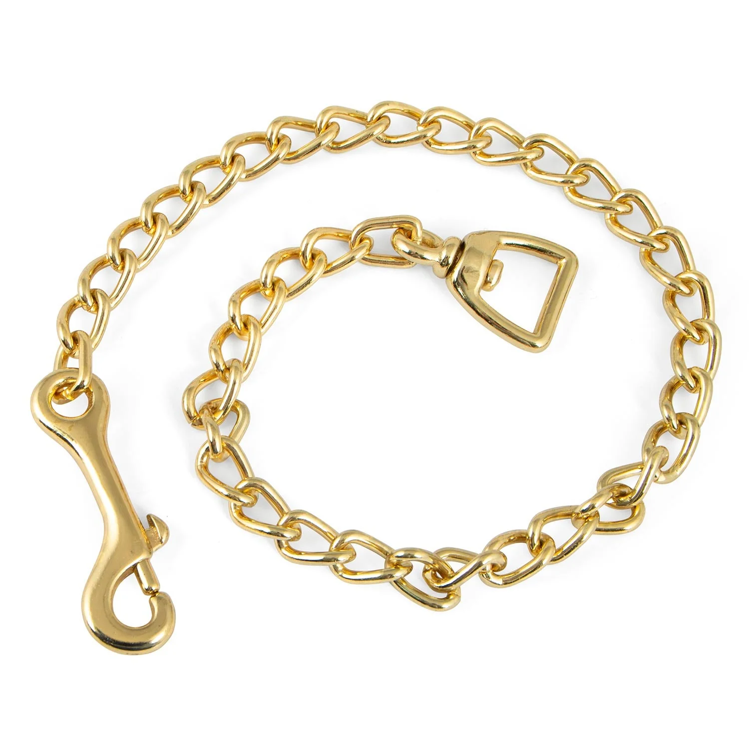Jeffers Horse Lead Chain with Bolt Snap End & Square Eye Swivel End - Image 2