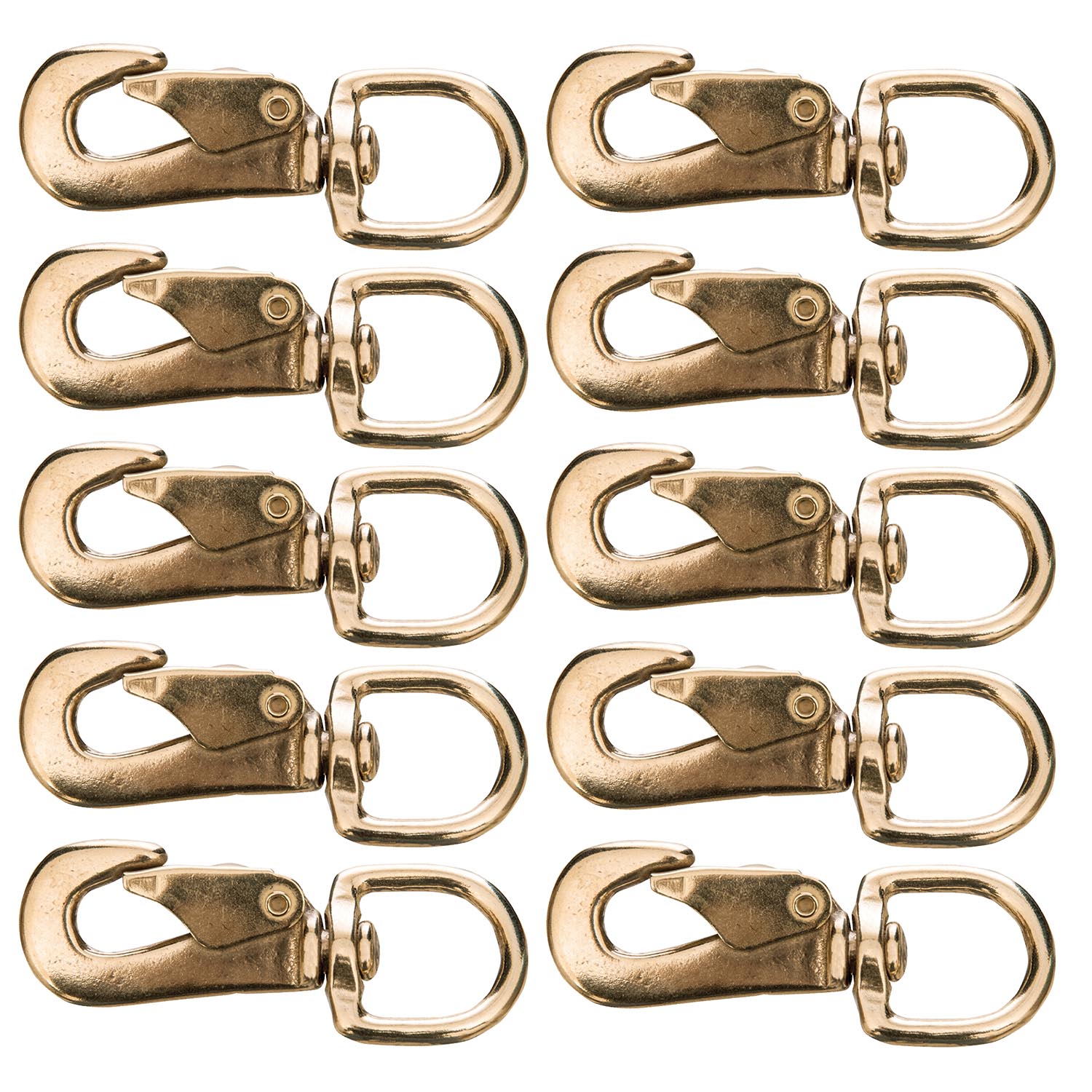Jeffers Solid Brass Spring Snap, 3/4" x 3-1/2"L - Image 2