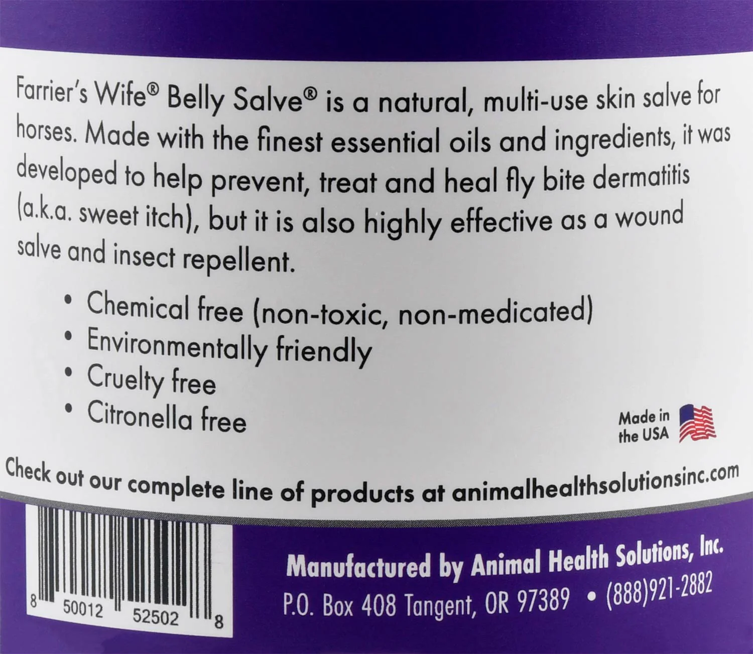 Farrier's Wife Belly Salve for Horses - Image 9