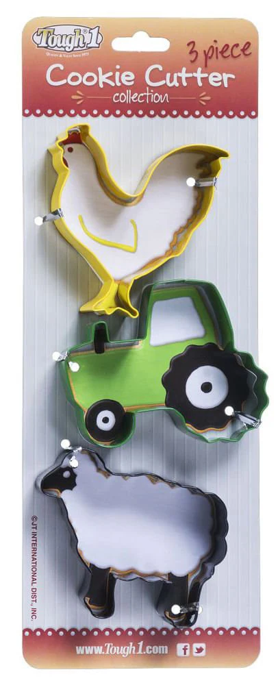 Tought1 3-Piece Metal Cookie Cutters Set - Image 6