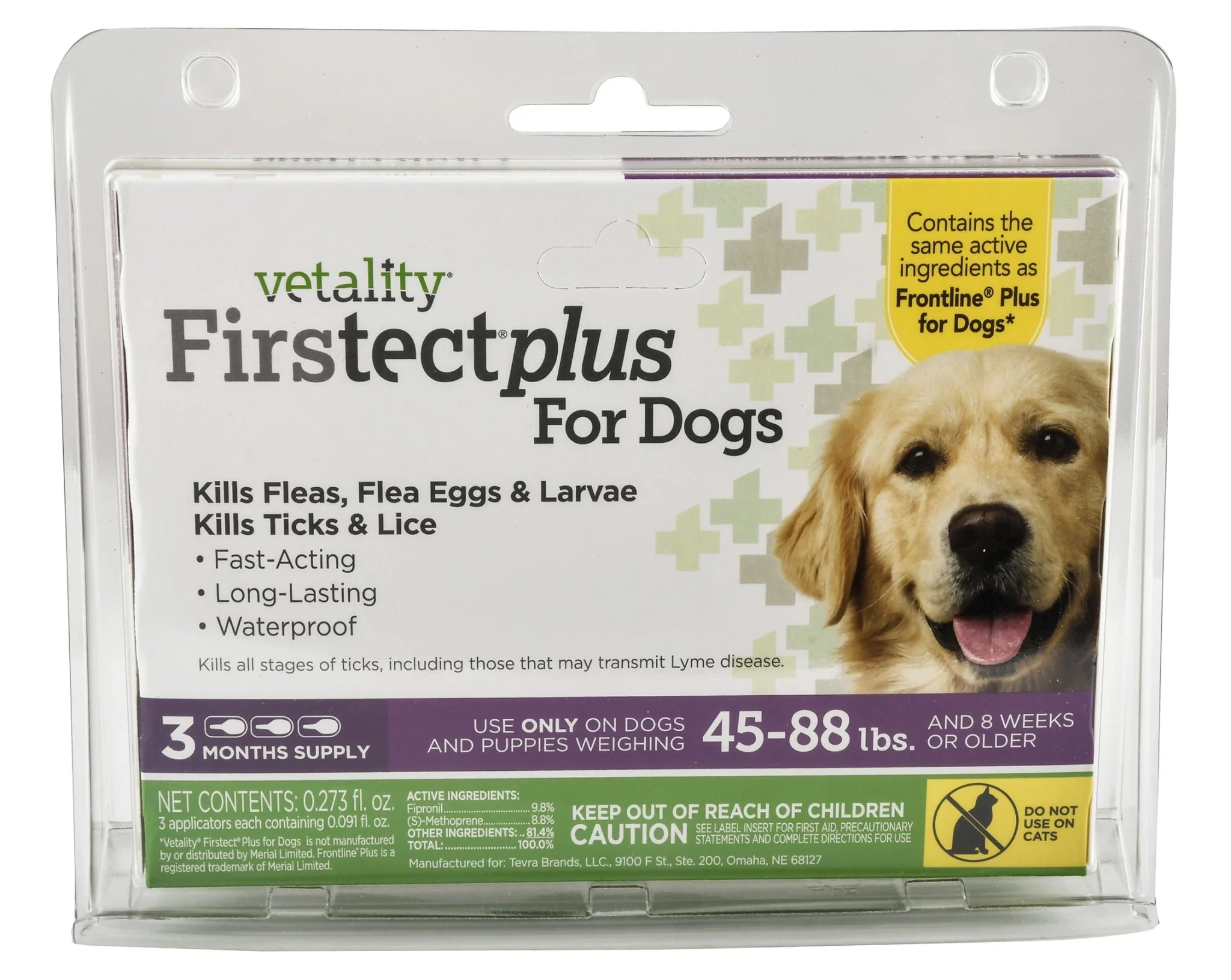 Vetality Firstect Plus for Dogs, 3-pack - Image 5