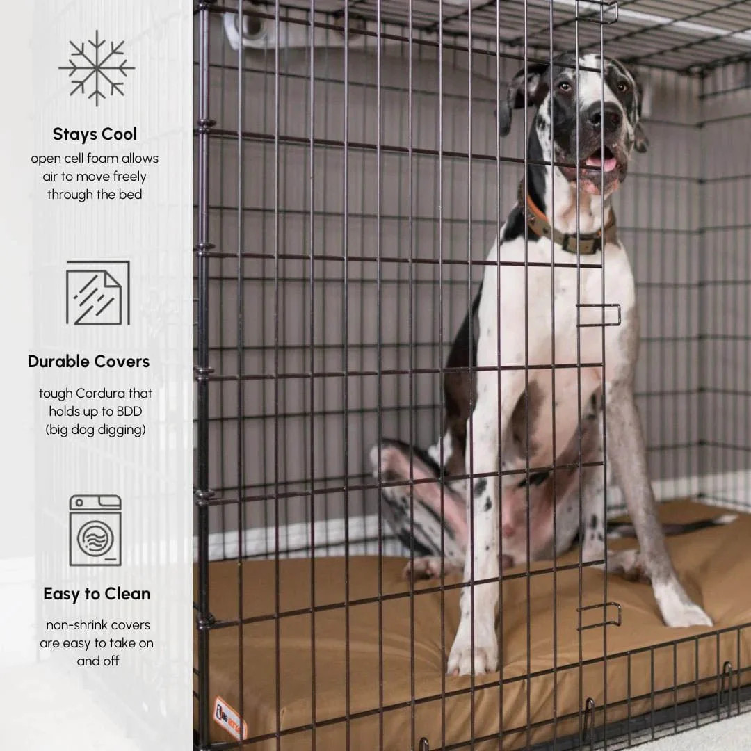 Big Barker 4" Thick Ortholift Crate Dog Bed – Orthopedic Foam Mat for Dogs - Image 3