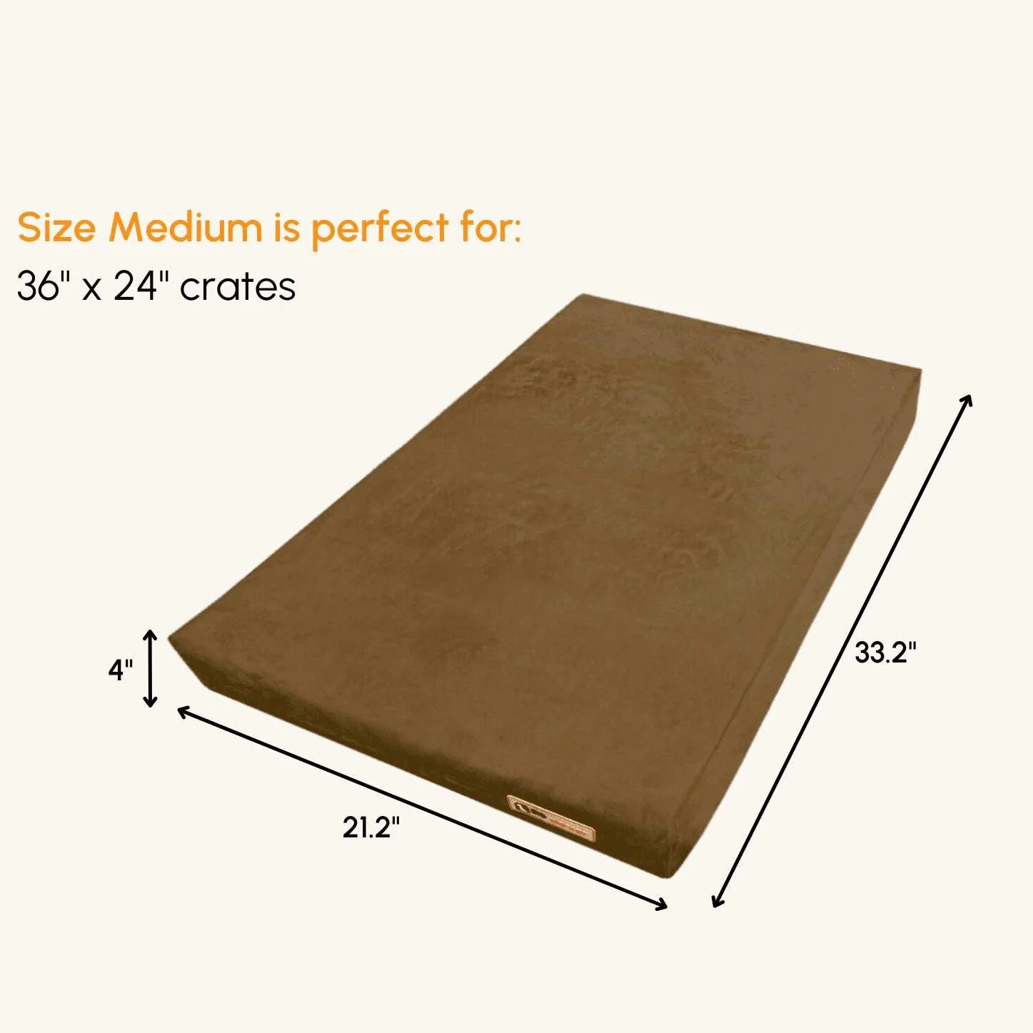 Big Barker 4" Thick Ortholift Crate Dog Bed – Orthopedic Foam Mat for Dogs - Image 6