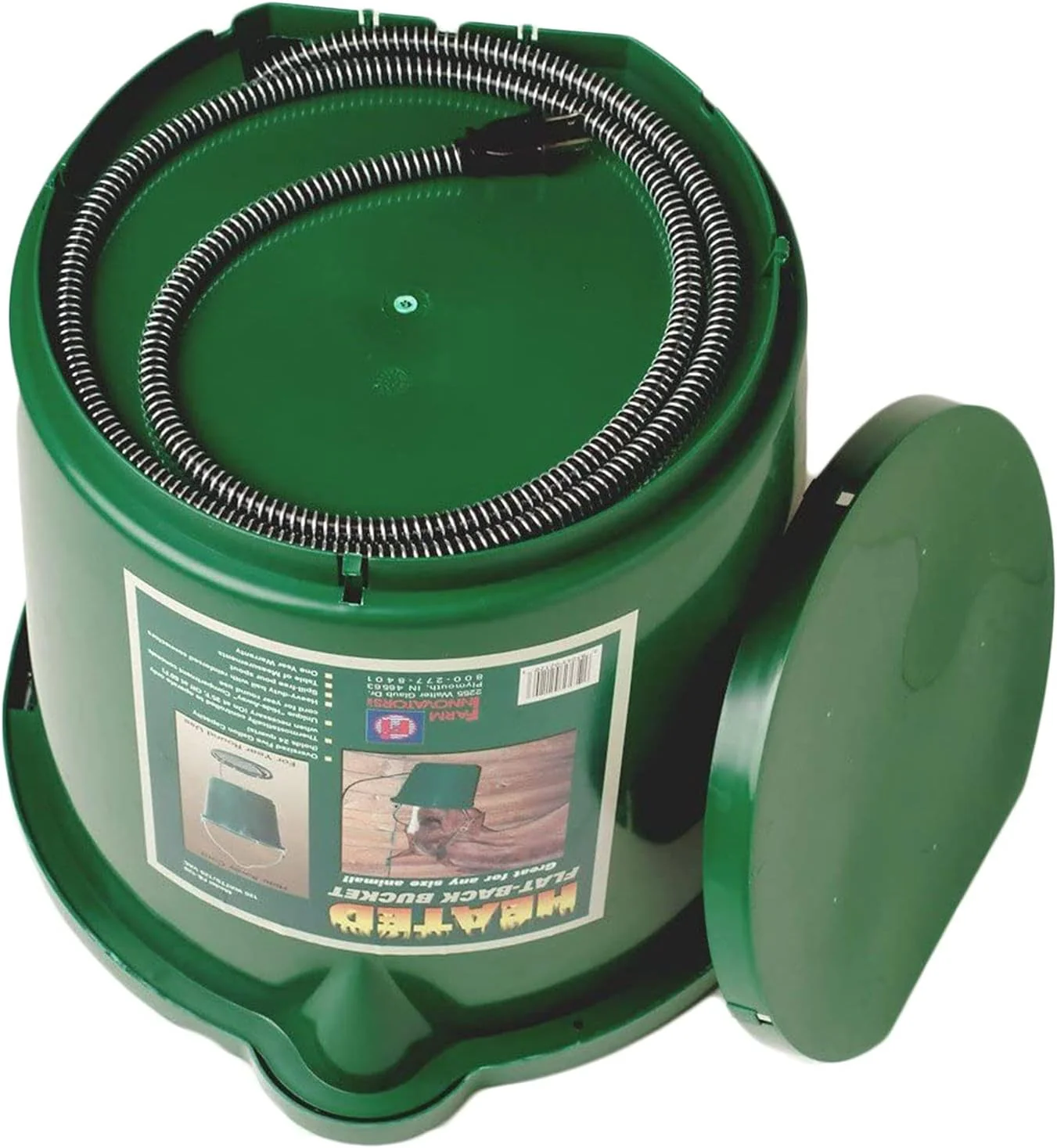 Farm Innovators Heated Flat-Back Water Bucket, 5 Gallon - Image 3