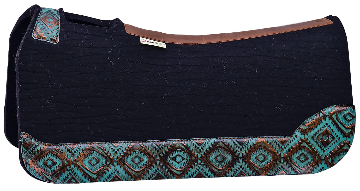 "Amarillo" 5 Star Western Saddle Pad, 30" x 30"