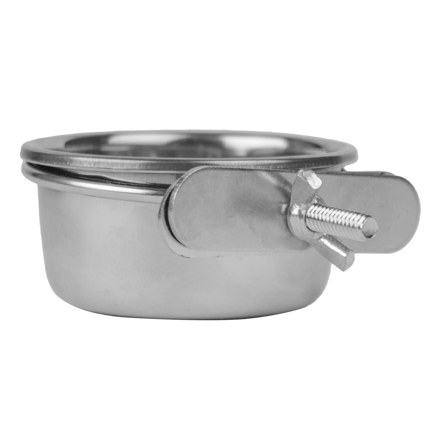 Jeffers Stainless Steel Coop/Kennel Cup with Clamp - Image 7