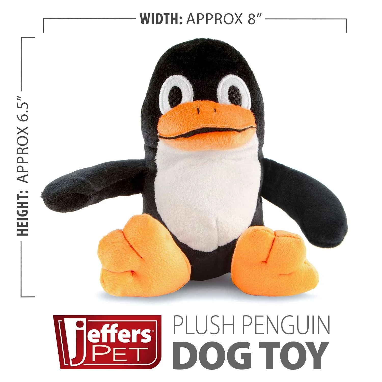 Jeffers Plush Penguin Squeaker Dog Toy - Image 4
