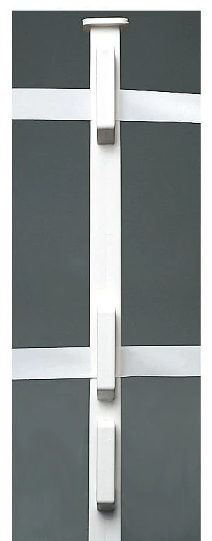 Dare Step-In Poly Fence Posts, UV-Resistant, 48" & 63", 8 Wire Holders, Electric Fencing, Livestock, for Poly Wire & Tape - Image 3