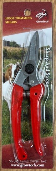 Professional Red Hoof Trimming Shears for Horses, Goats & Livestock, 7" - Image 2