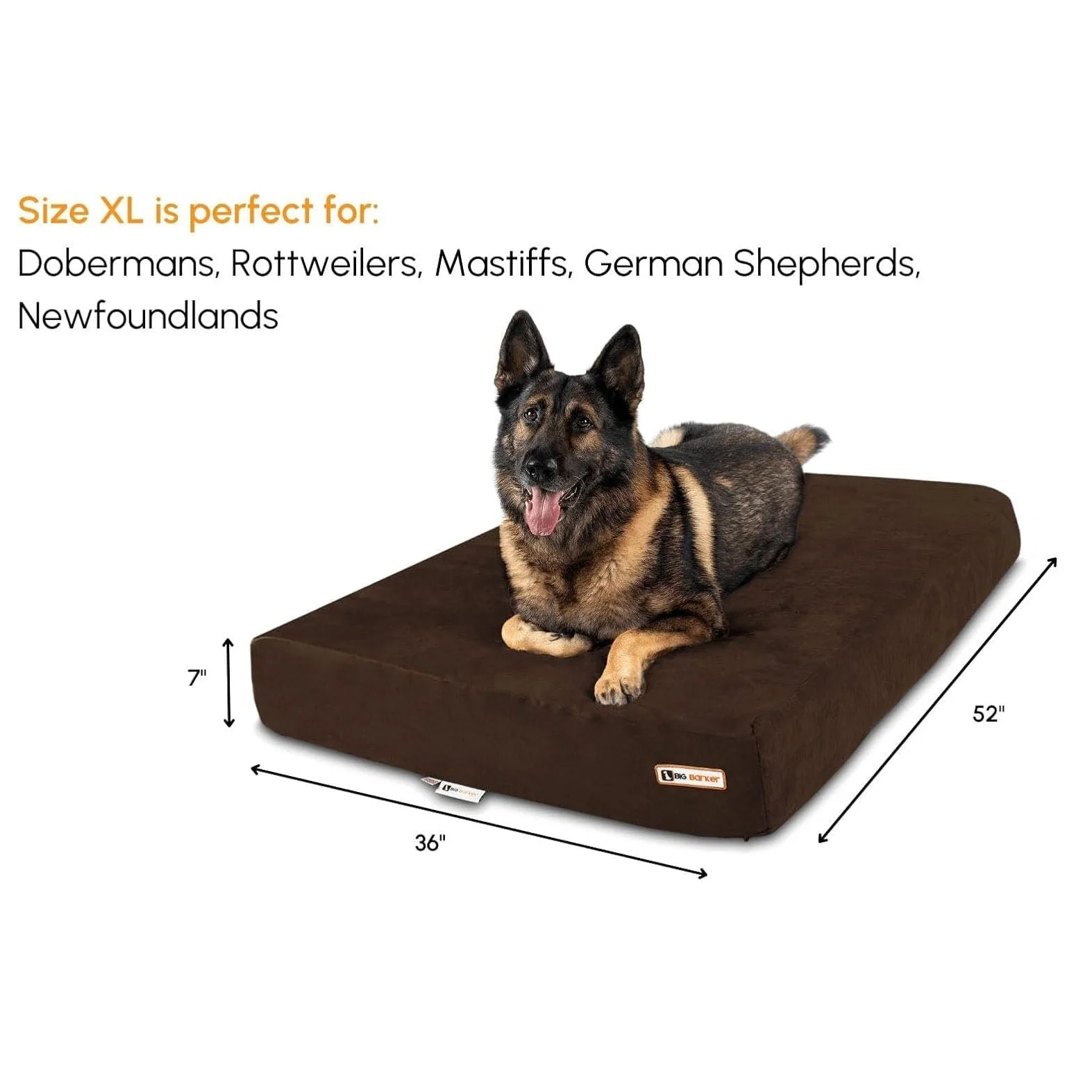 Big Barker Original Sleek Dog Bed, 7" Thick – Orthopedic Foam for Large & Giant Dogs - Image 31