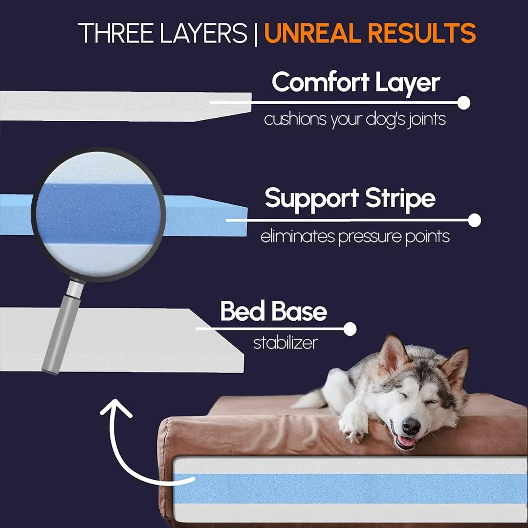 Big Barker Original Sleek Dog Bed, 7" Thick – Orthopedic Foam for Large & Giant Dogs - Image 4