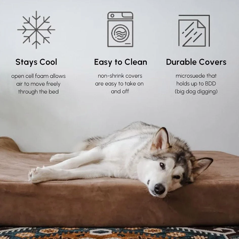 Big Barker Original Sleek Dog Bed, 7" Thick – Orthopedic Foam for Large & Giant Dogs - Image 6