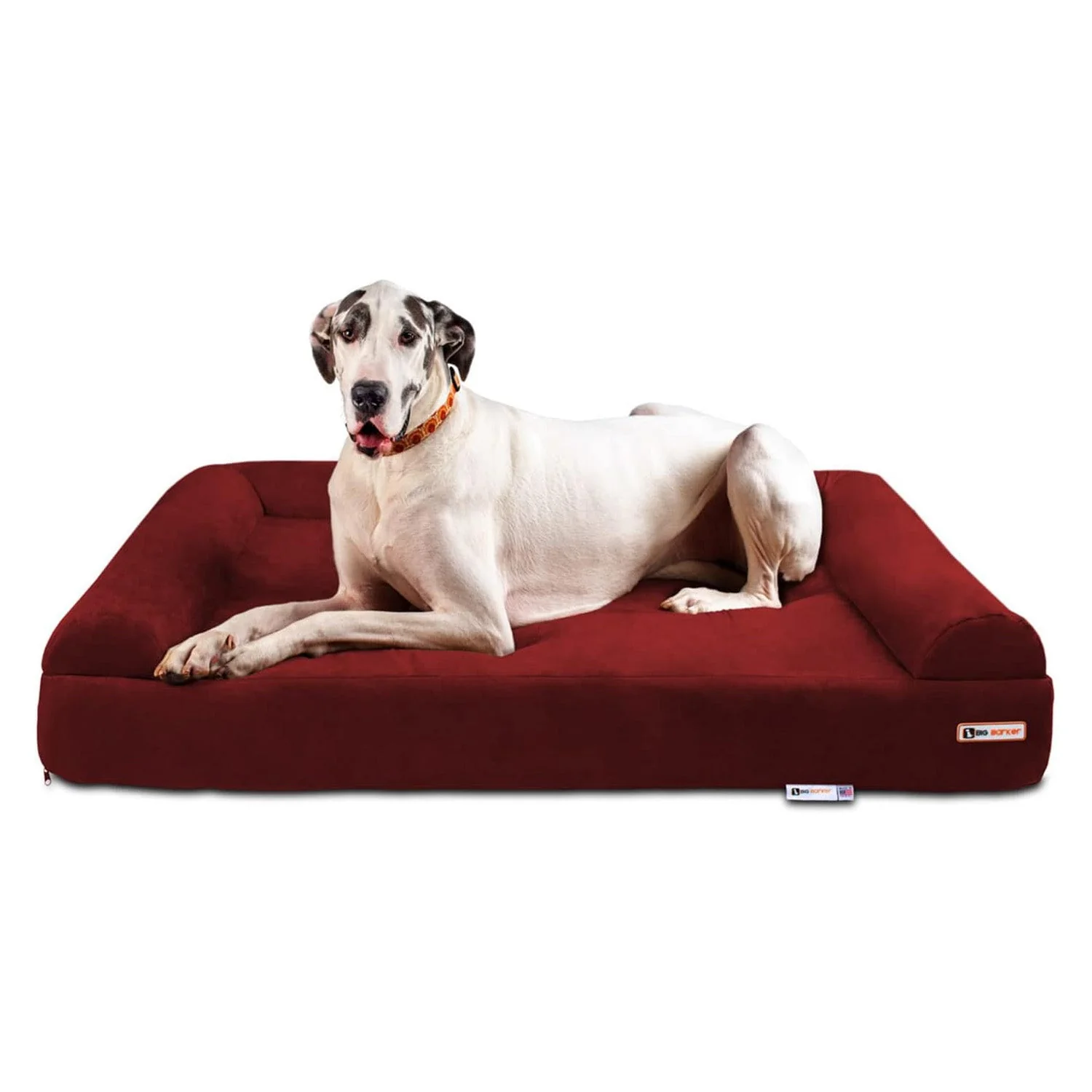 Big Barker 7" Thick Orthopedic Sofa Dog Bed for Large & Giant Breed Dogs – Vet Recommended, Joint Support, Durable Foam