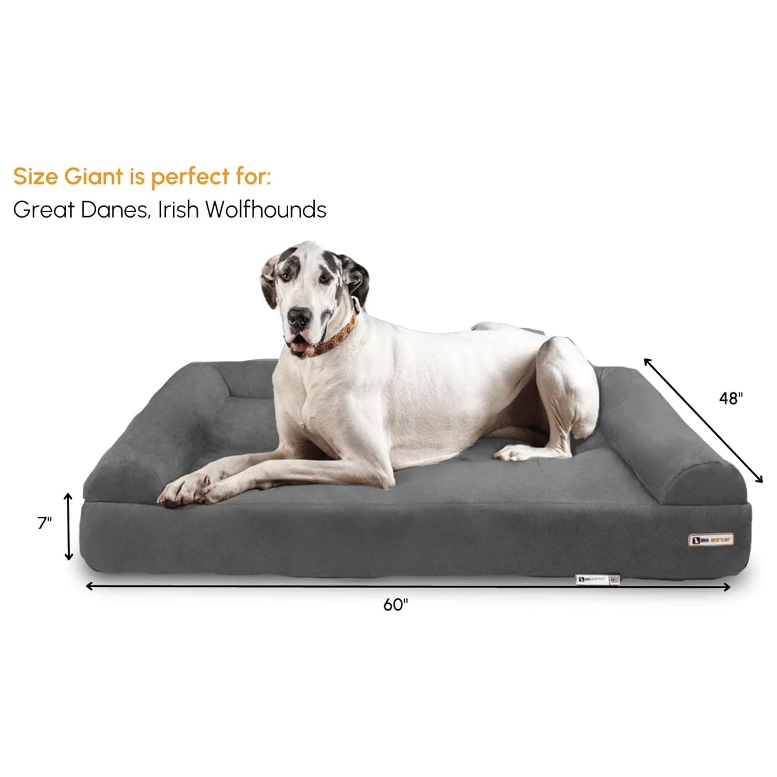 Big Barker 7" Thick Orthopedic Sofa Dog Bed for Large & Giant Breed Dogs – Vet Recommended, Joint Support, Durable Foam - Image 6