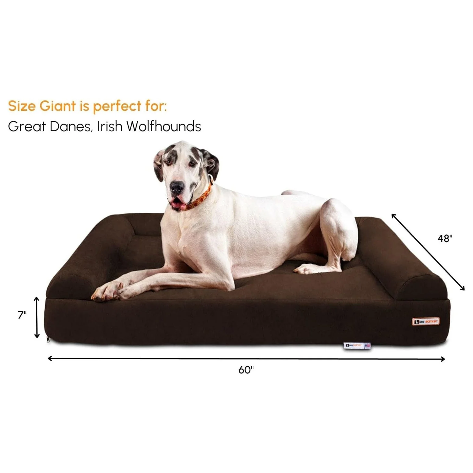 Big Barker 7" Thick Orthopedic Sofa Dog Bed for Large & Giant Breed Dogs – Vet Recommended, Joint Support, Durable Foam - Image 9