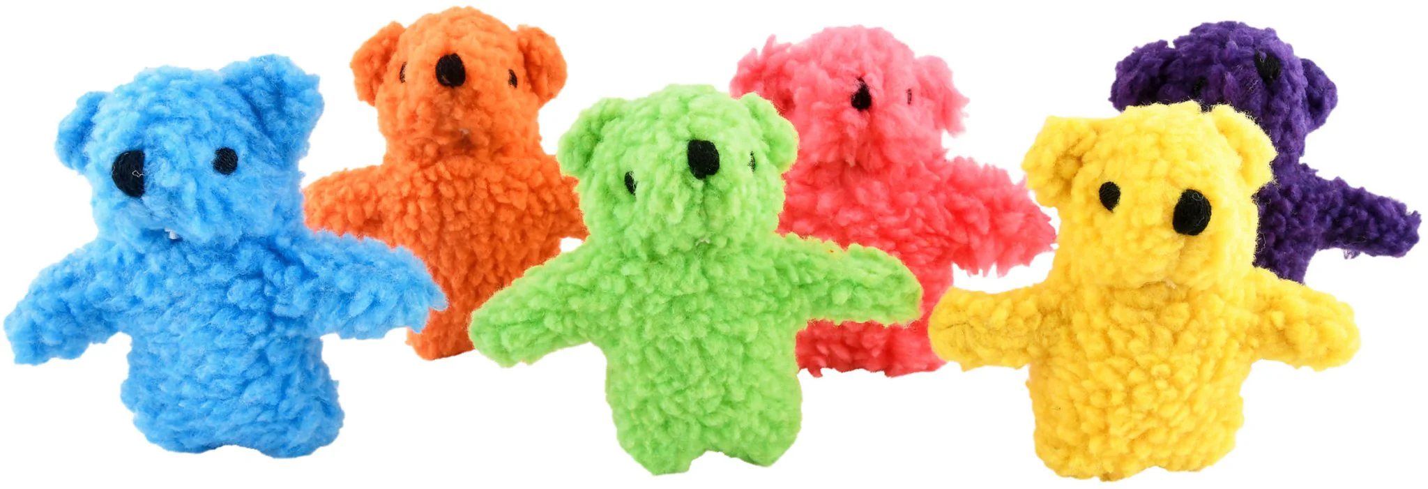 Jeffers Fleecy Bear Plush Squeaker Dog Toys