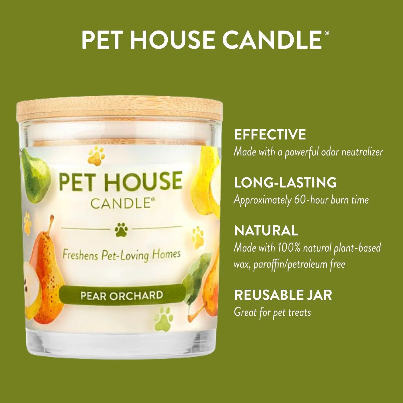 Pet House Candle, 9 oz – Pet Odor Eliminating, Non-Toxic, Long-Lasting, Hand-Poured in USA - Image 141