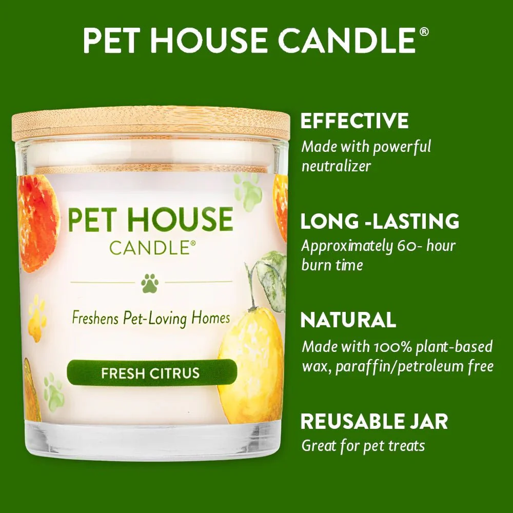 Pet House Candle, 9 oz – Pet Odor Eliminating, Non-Toxic, Long-Lasting, Hand-Poured in USA - Image 4