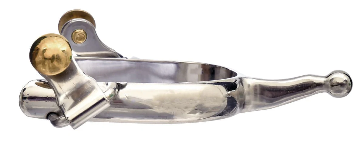 Jeffers Women's Western & Barrel Racing Spurs – Stainless Steel, Rosebud, Ball End & 10 Point Options - Image 8