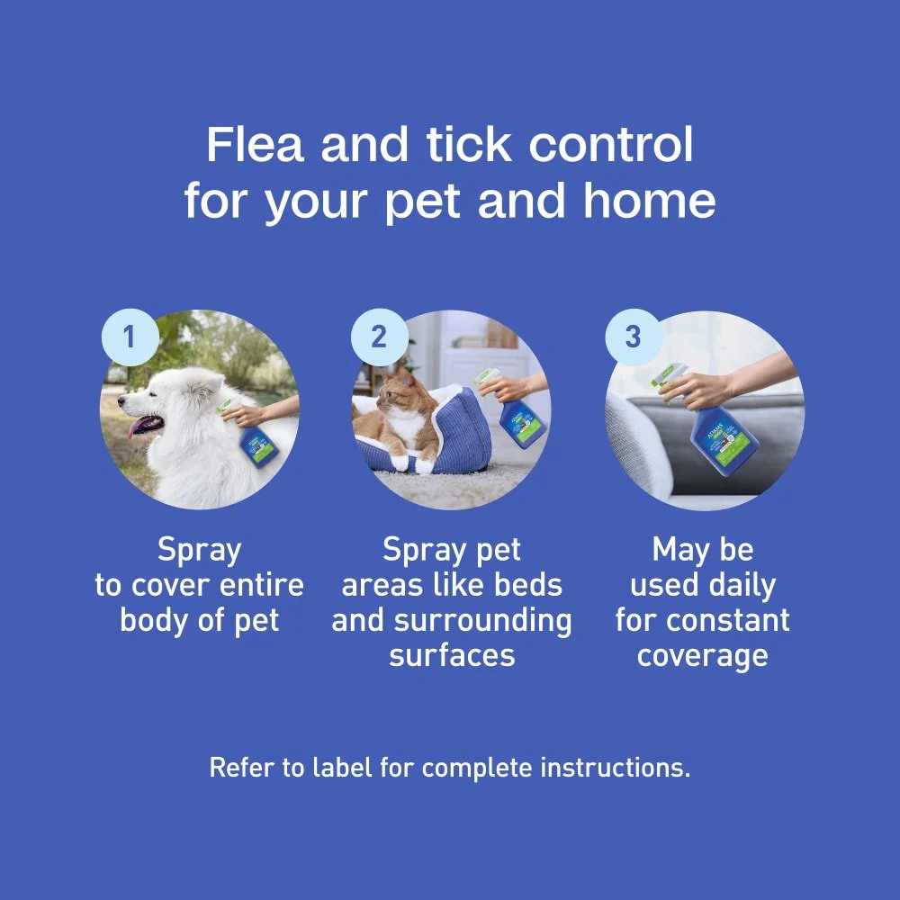 ADAMS Botanicals Flea & Tick Pet & Home Spray, 16 oz - Image 8