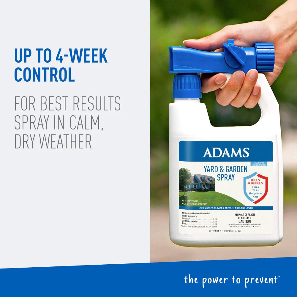 ADAMS Yard & Garden Spray, Treats Up to 5,000 Square Feet, 32 Fl oz - Image 6