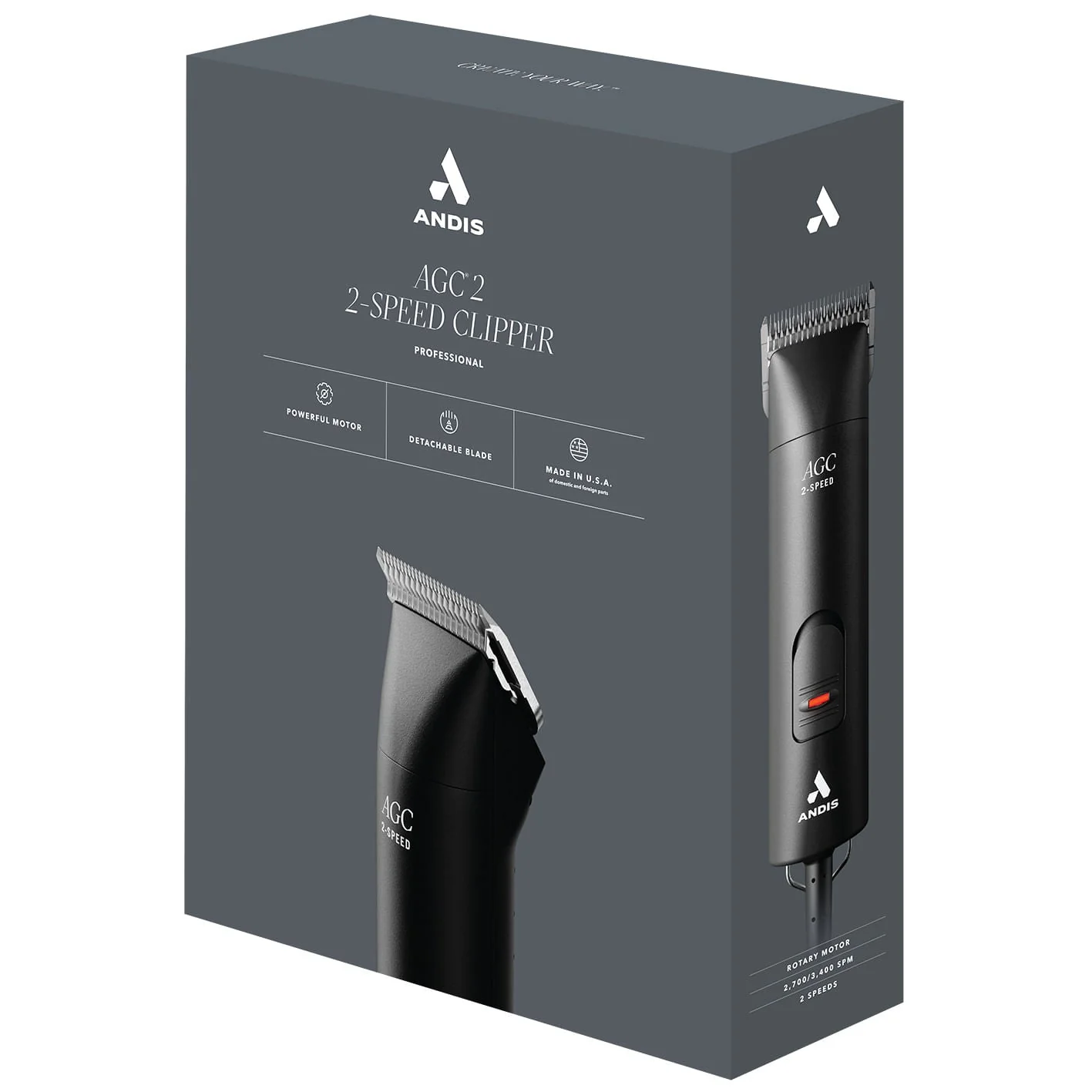 Andis AGC 2-Speed Professional Clipper for Dog, Cat, & Horse Grooming - Image 3