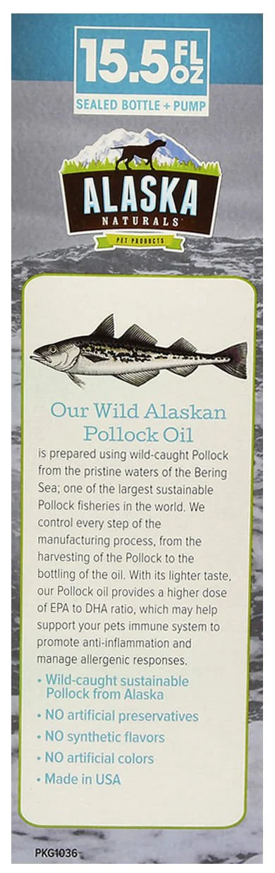 Alaska Naturals Wild Alaskan Pollock Oil for Dogs, 32 oz - Image 12