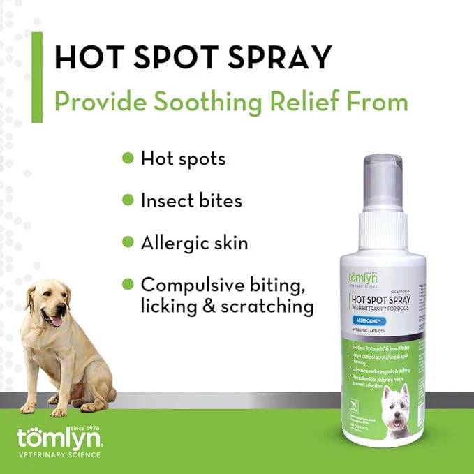 Tomlyn Hot Spot Spray (Allercaine) with Bittran II for Dogs - Image 3