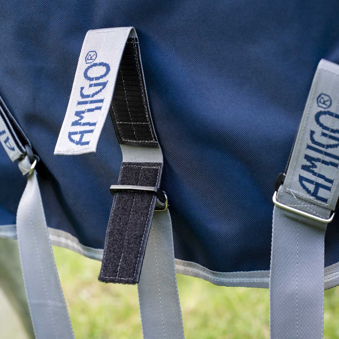 Amigo 1200D FieldSafe Plus Horse Turnout Blanket - Safety Surcingles, Reflective Strips & 250g Insulation - Image 5