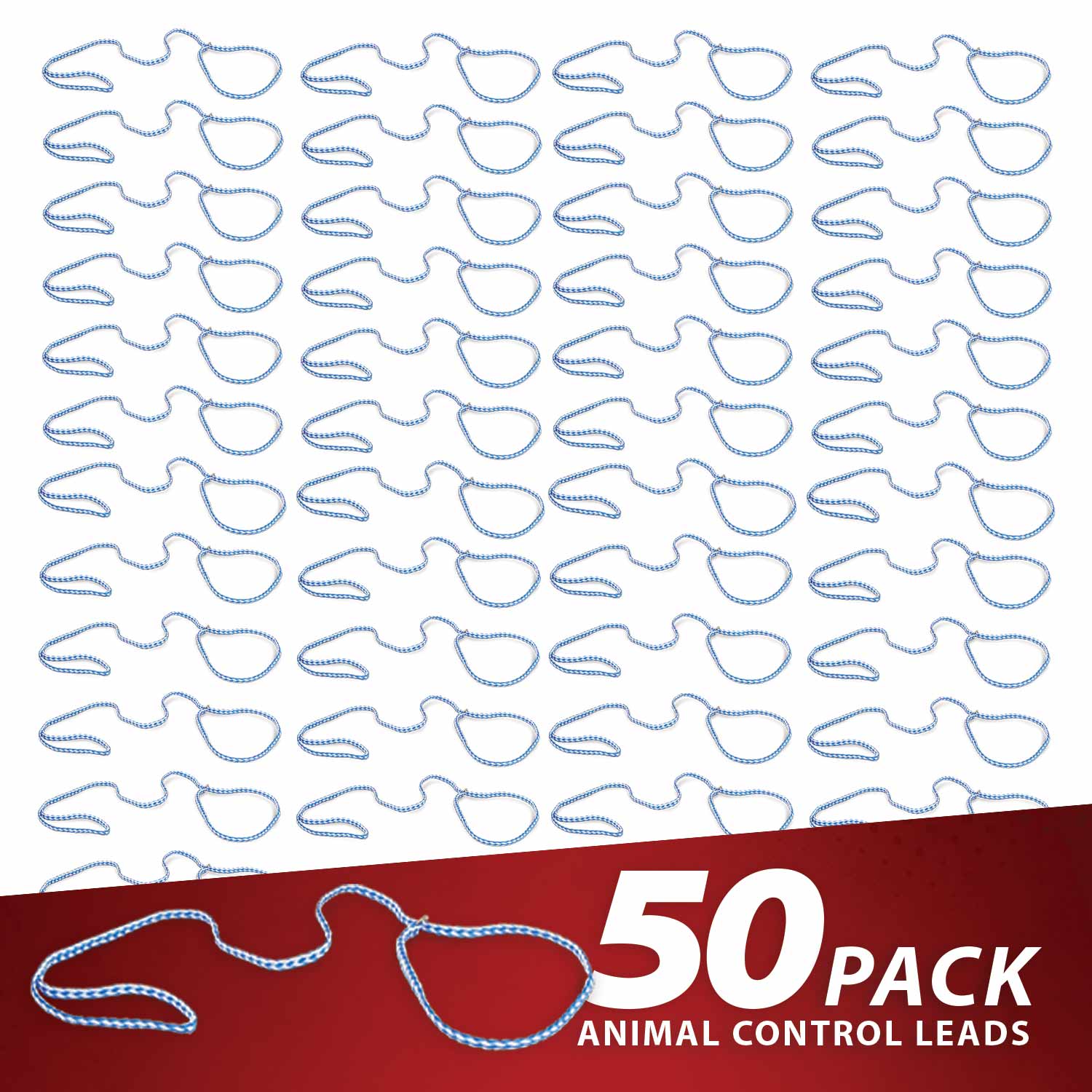 Jeffers Animal Control Slip Dog Lead, Braided Poly, 6'L - Image 7