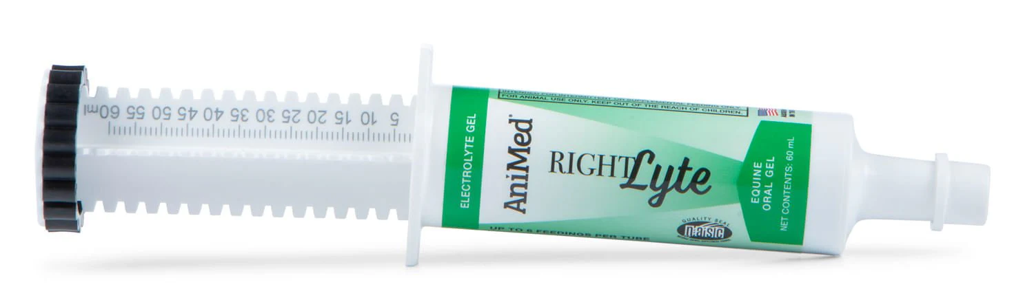 AniMed Right Lyte Equine Electrolyte Oral Gel for Horses, 60 mL
