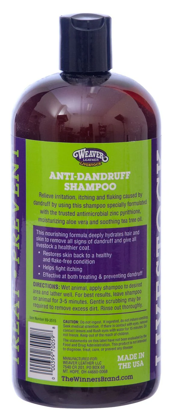 Anti-Dandruff Shampoo, All Livestock, Quart - Image 2