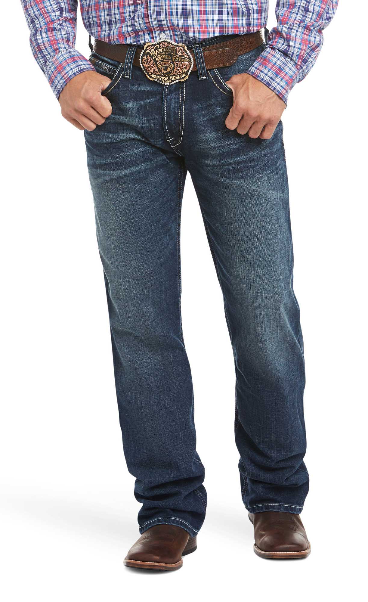 Ariat Men's M4 Low Rise Stretch Adkins Boot Cut Jean - Image 153