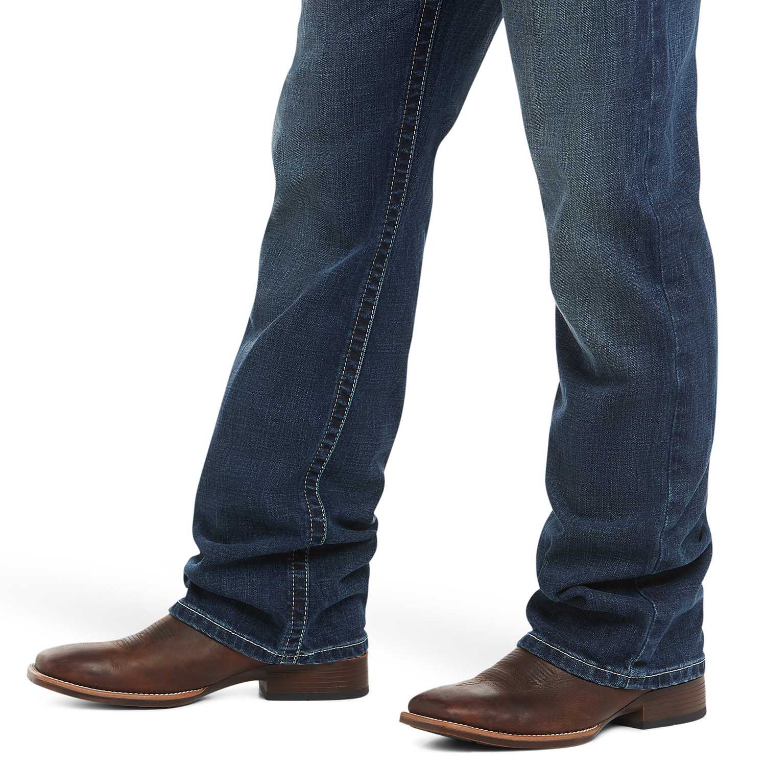 Ariat Men's M4 Low Rise Stretch Adkins Boot Cut Jean - Image 87