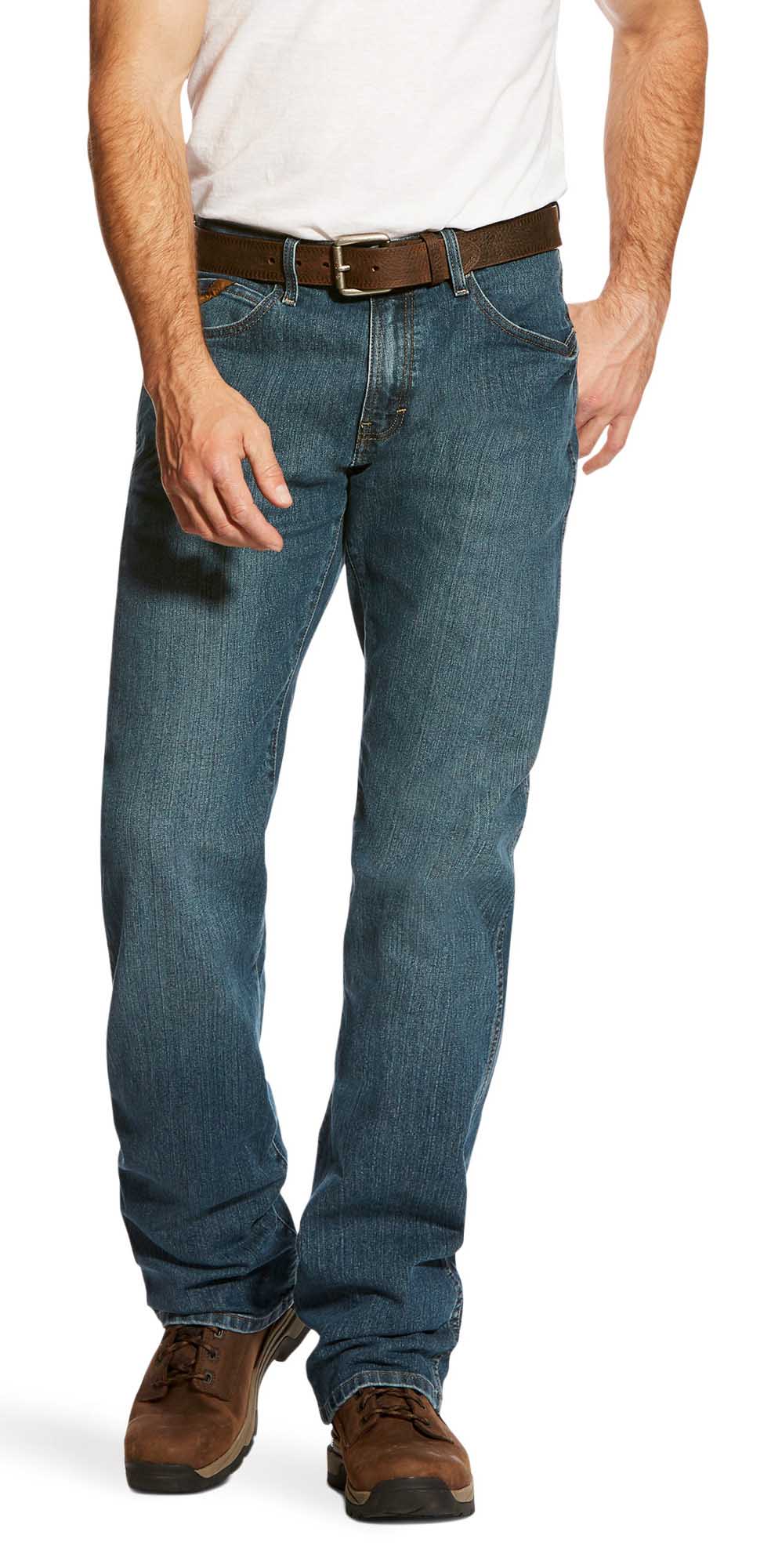 Ariat Men's Rebar M4 Relaxed DuraStretch Basic Boot Cut Jean - Image 77