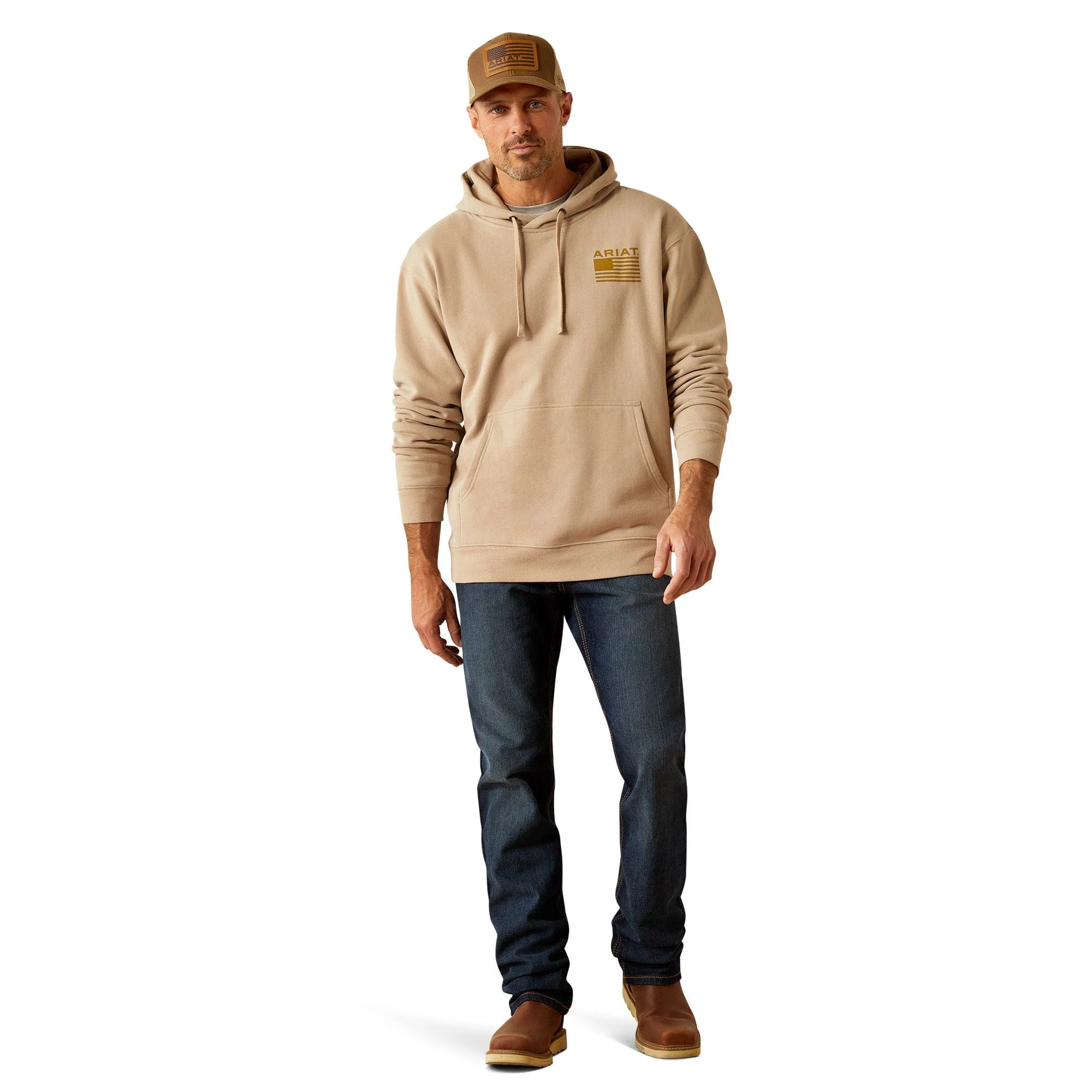 Ariat Men's Camo Hex Hoodie - Image 2