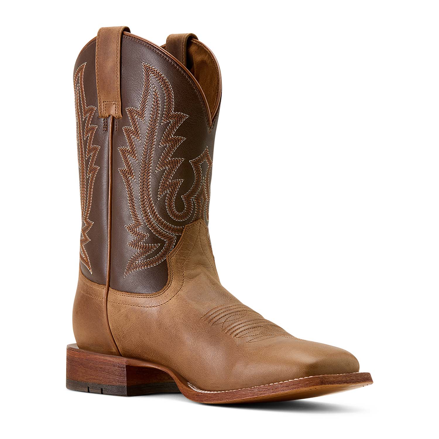 Ariat Men's Country Roads Wide Square Toe Cowboy Boot – Classic Western Leather Boot - Image 4