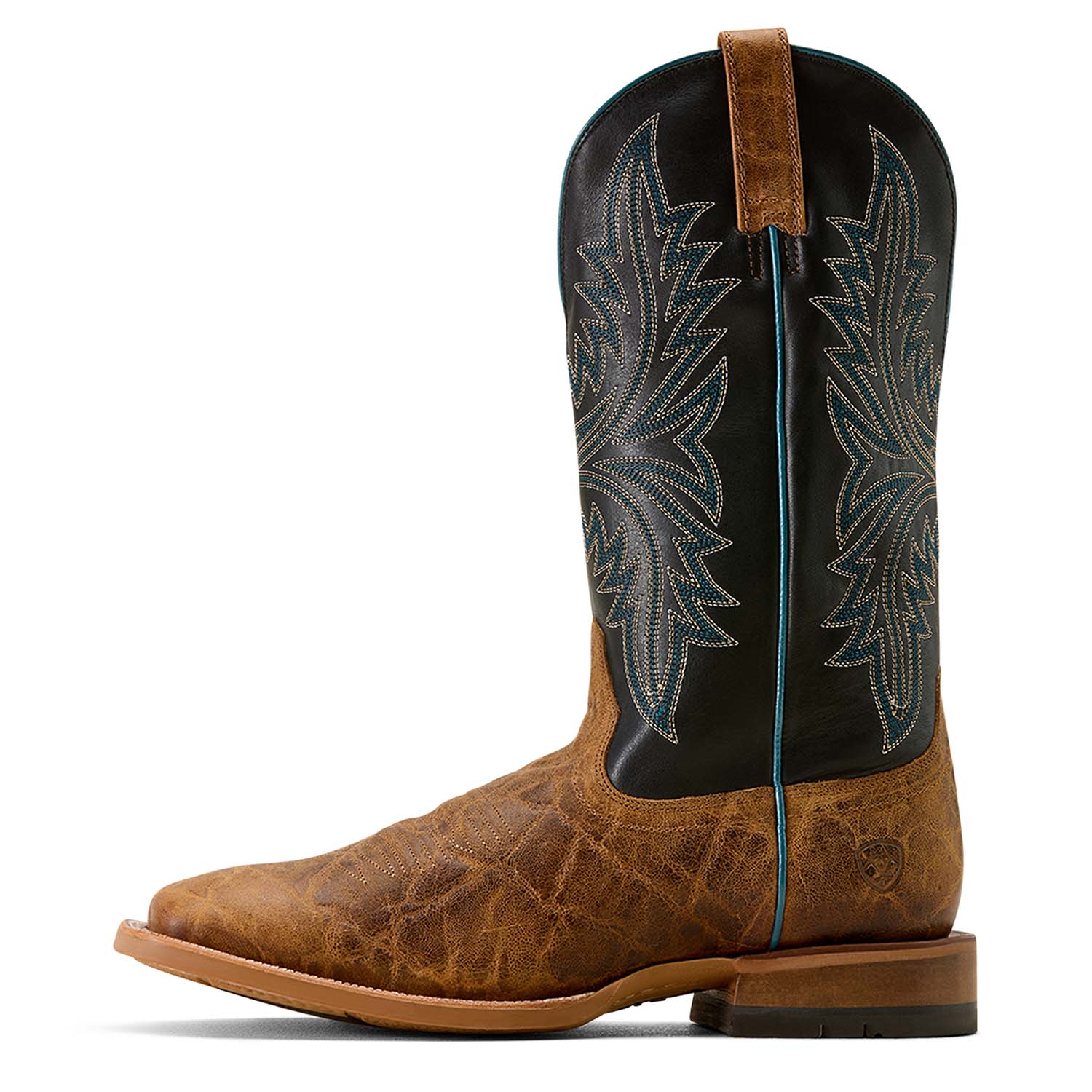 Ariat Men's Cowhand Wide Square Toe Cowboy Boot, Smoked Tan - Image 2