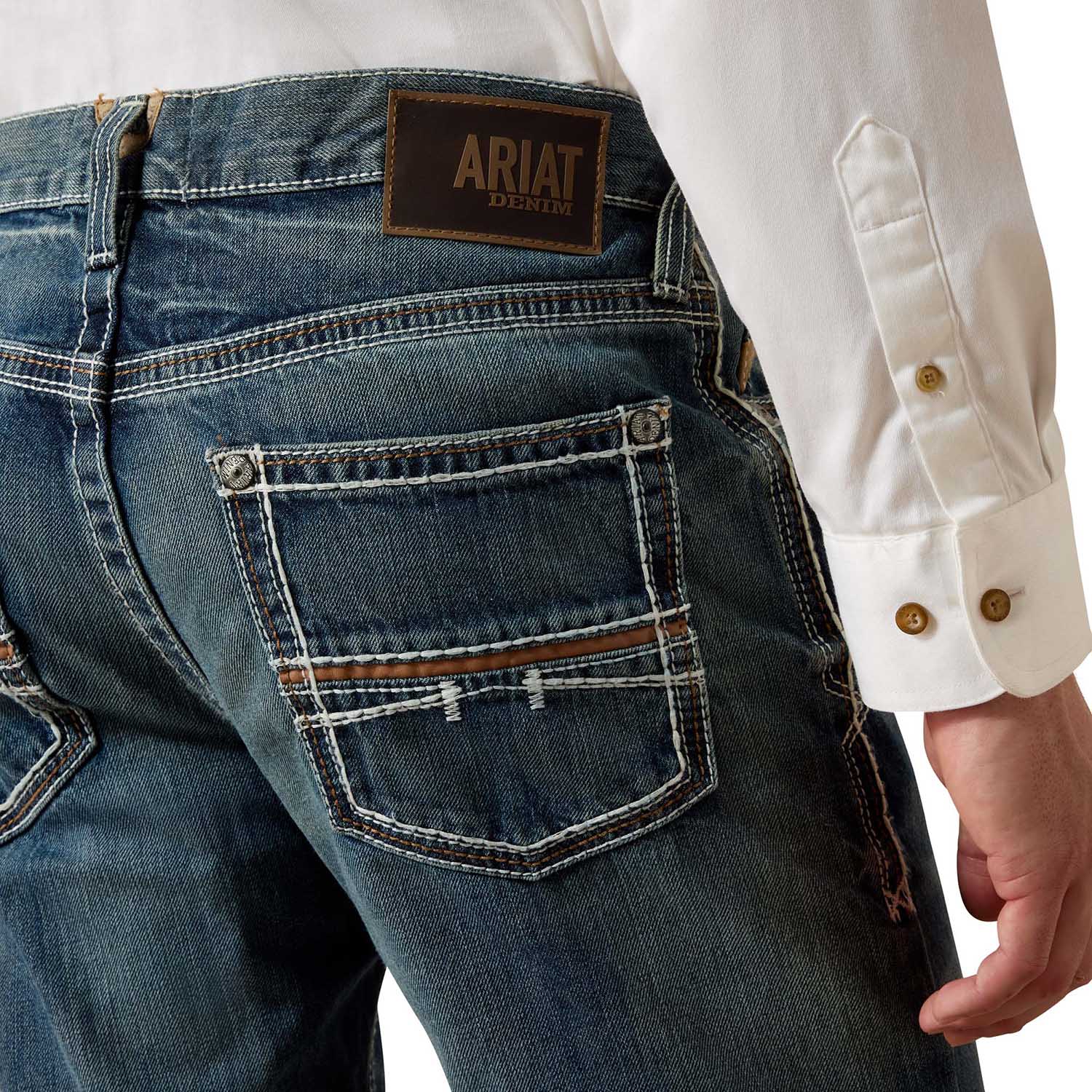 Ariat Men's M4 Coltrane Boot Cut Jean - Image 4