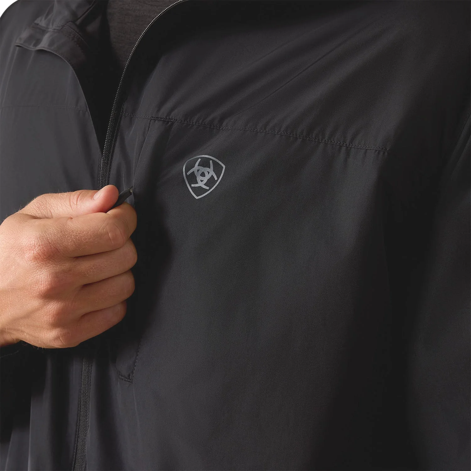 Ariat Men's Performance Windbreaker Jacket – Lightweight, Water-Resistant, Breathable - Image 3