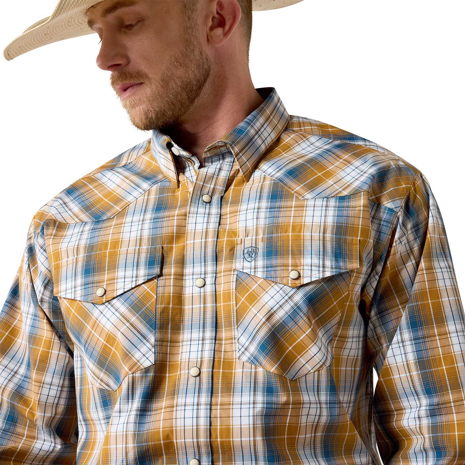 Ariat Mens Pro Series Western Classic Long Sleeve Snap Front Shirt - Image 6