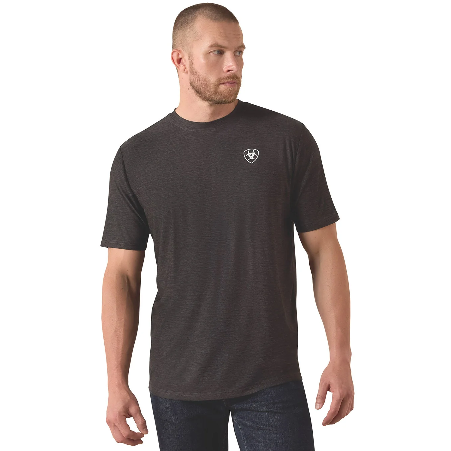 Ariat Mens Short Sleeve Shirt, Digi Shield Western Athletic Tee - Image 3