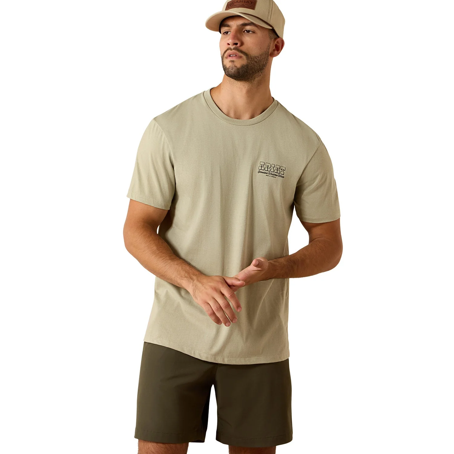 Ariat Mens Short Sleeve Shirt, Porcupine Posse Western Graphic Tee - Image 3